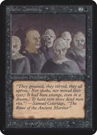 Scathe Zombies - Alpha Edition - Magic: The Gathering card