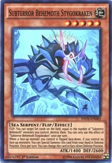 Subterror Behemoth Stygokraken - Invasion: Vengeance - YuGiOh card