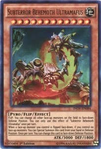 Subterror Behemoth Ultramafus - Invasion: Vengeance - YuGiOh card
