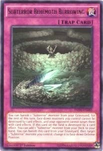 Subterror Behemoth Burrowing - Invasion: Vengeance - YuGiOh card