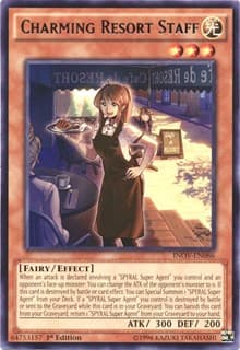 Charming Resort Staff - Invasion: Vengeance - YuGiOh card