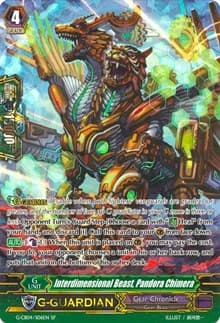 Interdimensional Beast, Pandora Chimera (SP) - G-CB04: Gear of Fate - Cardfight Vanguard card