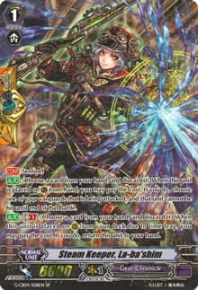Steam Keeper, La-ba'shim (SP) - G-CB04: Gear of Fate - Cardfight Vanguard card