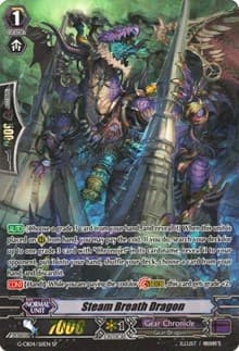 Steam Breath Dragon (SP) - G-CB04: Gear of Fate - Cardfight Vanguard card