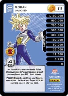 Gohan - Unlocked (Rainbow Parallel Foil) - Panini: Awakening - Dragon Ball Z TCG card