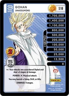 Gohan - Unassuming (High Tech Foil) - Panini: Awakening - Dragon Ball Z TCG card
