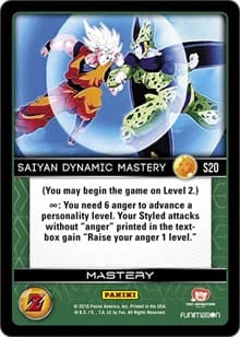 Saiyan Dynamic Mastery (Rainbow Parallel Foil) - Panini: Awakening - Dragon Ball Z TCG card