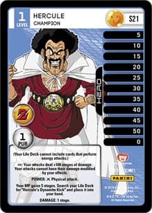 Hercule - Champion (High Tech Foil) - Panini: Awakening - Dragon Ball Z TCG card