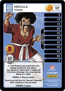 Hercule - Posing (High Tech Foil) - Panini: Awakening - Dragon Ball Z TCG card
