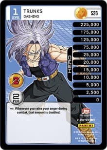 Trunks - Dashing (High Tech Foil) - Panini: Awakening - Dragon Ball Z TCG card