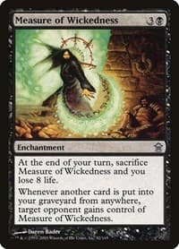 Measure of Wickedness - Saviors of Kamigawa - Magic: The Gathering card