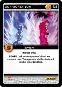 Confrontation - Panini: Awakening - Dragon Ball Z TCG card