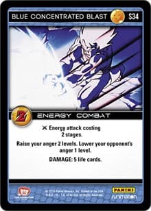 Blue Concentrated Blast - Panini: Awakening - Dragon Ball Z TCG card