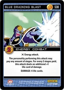 Blue Draining Blast - Panini: Awakening - Dragon Ball Z TCG card