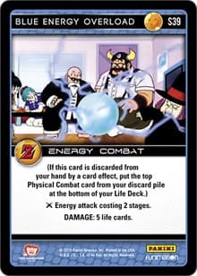Blue Energy Overload - Panini: Awakening - Dragon Ball Z TCG card