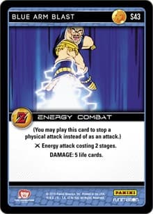 Blue Arm Blast - Panini: Awakening - Dragon Ball Z TCG card