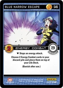 Blue Narrow Escape - Panini: Awakening - Dragon Ball Z TCG card