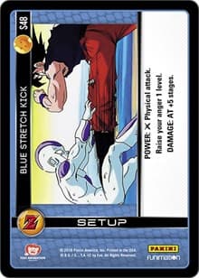 Blue Stretch Kick - Panini: Awakening - Dragon Ball Z TCG card
