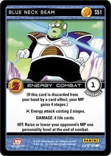 Blue Neck Beam - Panini: Awakening - Dragon Ball Z TCG card