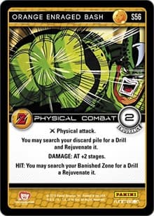 Orange Enraged Bash - Panini: Awakening - Dragon Ball Z TCG card