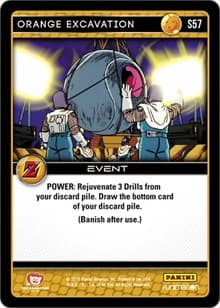 Orange Excavation - Panini: Awakening - Dragon Ball Z TCG card