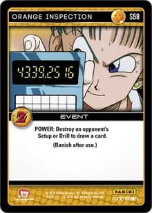 Orange Inspection - Panini: Awakening - Dragon Ball Z TCG card