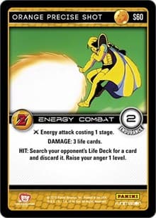 Orange Precise Shot - Panini: Awakening - Dragon Ball Z TCG card