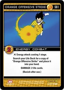 Orange Offensive Strike - Panini: Awakening - Dragon Ball Z TCG card