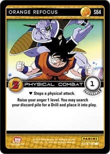 Orange Refocus - Panini: Awakening - Dragon Ball Z TCG card