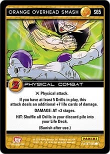 Orange Overhead Smash - Panini: Awakening - Dragon Ball Z TCG card