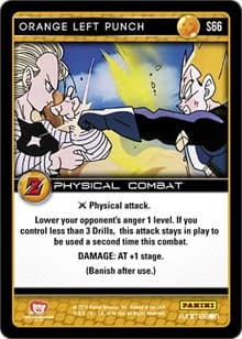 Orange Left Punch - Panini: Awakening - Dragon Ball Z TCG card