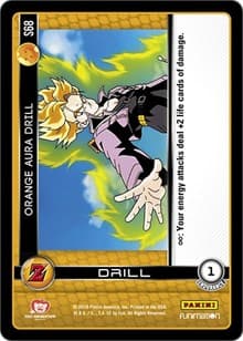Orange Aura Drill - Panini: Awakening - Dragon Ball Z TCG card
