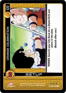 Orange Celebration - Panini: Awakening - Dragon Ball Z TCG card