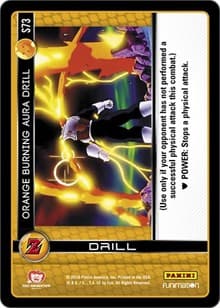 Orange Burning Aura Drill - Panini: Awakening - Dragon Ball Z TCG card