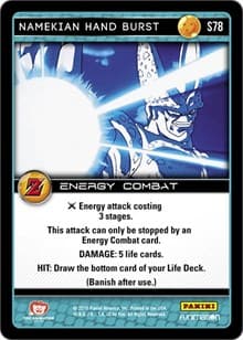 Namekian Hand Burst - Panini: Awakening - Dragon Ball Z TCG card
