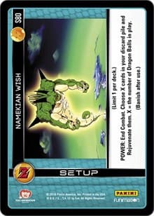 Namekian Wish - Panini: Awakening - Dragon Ball Z TCG card
