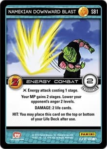 Namekian Downward Blast - Panini: Awakening - Dragon Ball Z TCG card