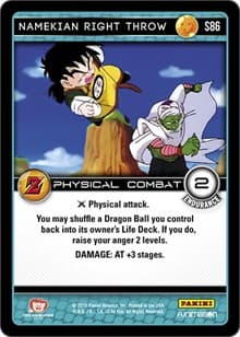 Namekian Right Throw - Panini: Awakening - Dragon Ball Z TCG card