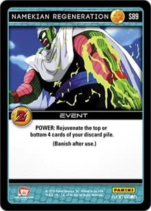 Namekian Regeneration - Panini: Awakening - Dragon Ball Z TCG card
