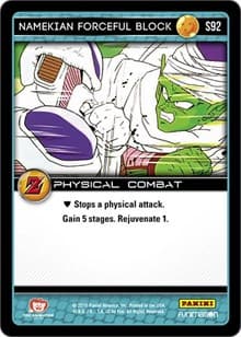 Namekian Forceful Block - Panini: Awakening - Dragon Ball Z TCG card