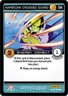 Namekian Crossed Guard - Panini: Awakening - Dragon Ball Z TCG card
