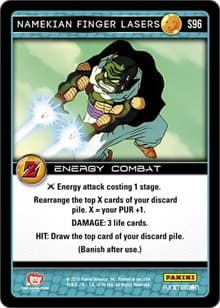 Namekian Finger Lasers - Panini: Awakening - Dragon Ball Z TCG card