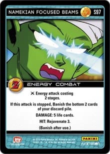 Namekian Focused Beams - Panini: Awakening - Dragon Ball Z TCG card