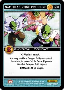 Namekian Zone Pressure - Panini: Awakening - Dragon Ball Z TCG card