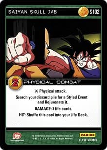 Saiyan Skull Jab - Panini: Awakening - Dragon Ball Z TCG card