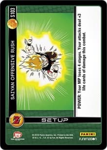 Saiyan Offensive Rush - Panini: Awakening - Dragon Ball Z TCG card
