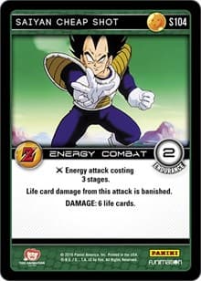 Saiyan Cheap Shot - Panini: Awakening - Dragon Ball Z TCG card