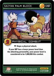 Saiyan Palm Block - Panini: Awakening - Dragon Ball Z TCG card