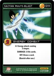 Saiyan Multi-Blast - Panini: Awakening - Dragon Ball Z TCG card