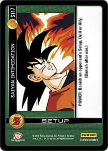 Saiyan Intimidation - Panini: Awakening - Dragon Ball Z TCG card